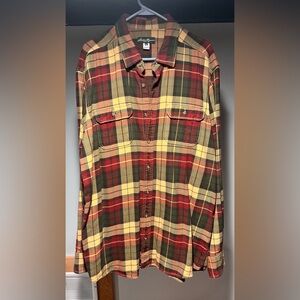 Men’s flannel button down.